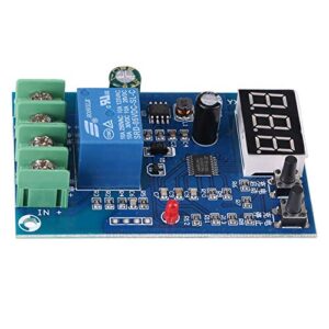 Battery Charging Controller Module, 6-60V 10A Lithium Battery Charging Control Module Board Automatic Charger Power Source Switch for Car Generators, Solar Power, Wind Turbines