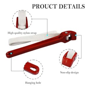 Pipe Strap Wrench,12-inch Capacity Adjustable Strap Wrench