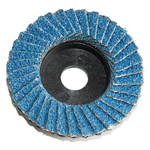 FPPO 2" 10PCS Grinding Wheel Flap Discs for 2-inch Mini Air Angle Grinder, for Metal Wood and Plastic polishing 80 Grit