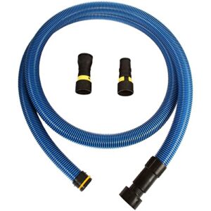 cen-tec systems 94511 antistatic wet/dry vacuum shop vacs with universal power tool adapter set, 10 ft. hose, blue