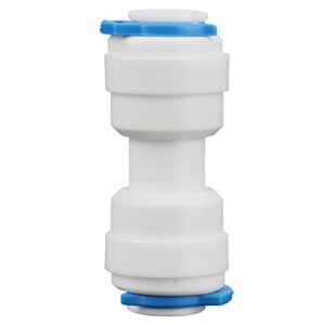 DGZZI 1Set 20-Pack Reverse Osmosis Aquarium Quick Fittings With Locking Clips 1/4" OD RO Water Filter Hose Tube Plastic Connectors