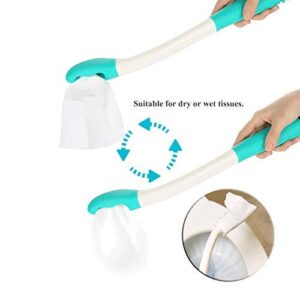 Self Wipe Assist Bottom Wiping Toilet Aid Self Wipe Assist Tissue Holder Tool Long Reach Toilet Tissue Grip Motion Assistance Supplies