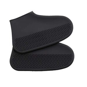 silicone shoe covers, waterproof overshoes reusable slip resistant rain shoe cases for men women