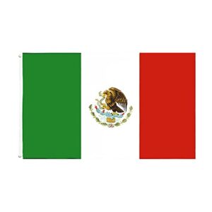 anjor mexico flag 3x5 foot mexican national flags polyester with brass grommets 3 x 5 ft