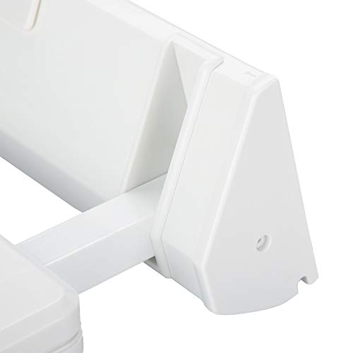 Folding Shower Seat Bench, Wall Mount Bathroom Bath Safety Stool Chair Bench Bathroom Drop-Leaf Wall Stool for Bath Toilet Hotel, 130kg Capacity for Senior Handicap Disabled Medical Use