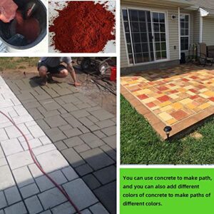 CJGQ 20"x20"x1.8" Plus Size Walk Maker Reusable Concrete Path Maker Molds Stepping Stone Paver Lawn Patio Yard Garden DIY Walkway Pavement Paving Moulds (8-Grid)