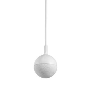 vaddio ceilingmic 360 degree overhead ceiling microphone, white