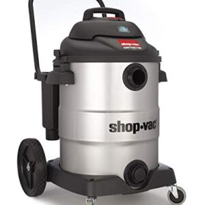 Shop-Vac 9627810 16 Gallon 6.5 Peak HP Contractor Wet Dry Vacuum, Stainless Steel