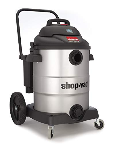 Shop-Vac 9627810 16 Gallon 6.5 Peak HP Contractor Wet Dry Vacuum, Stainless Steel