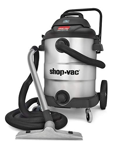 Shop-Vac 9627810 16 Gallon 6.5 Peak HP Contractor Wet Dry Vacuum, Stainless Steel