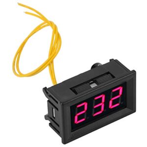 AC Voltmeter Digital LED Display Voltage Meter Panel 2 Wire Mini Voltage Tester 70-380V Volt Gauge