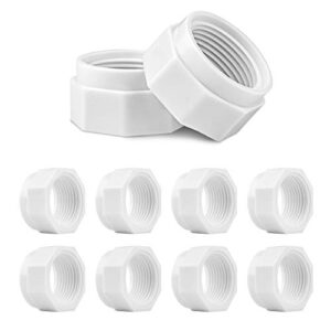 henmi 8 pack pool cleaner feed hose nut fits for polaris 280, 380, 180 pool cleaner feed hose nut d15 d-15