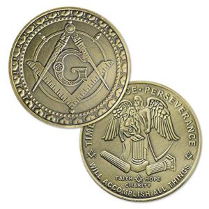 Masonic Coin Freemasons Master Mason Blue Lodge Commemorative Challenge Coin
