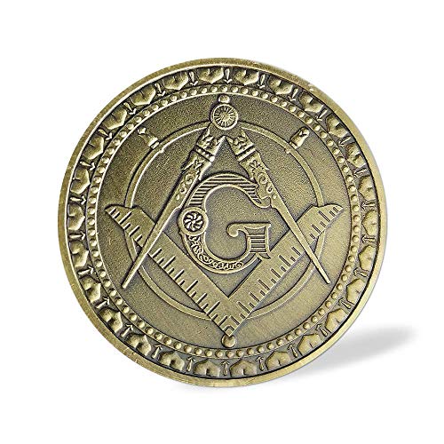 Masonic Coin Freemasons Master Mason Blue Lodge Commemorative Challenge Coin