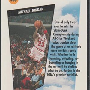 1991-92 SkyBox Basketball #583 Michael Jordan Chicago Bulls SKM Official NBA Trading Card