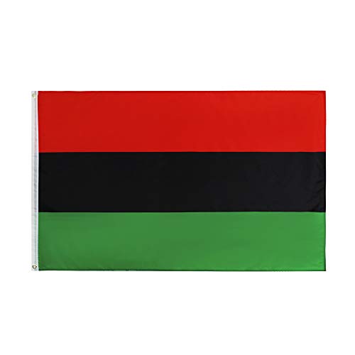 ANJOR 3x5 Fts UNIA Black Liberation African American Afro Flag