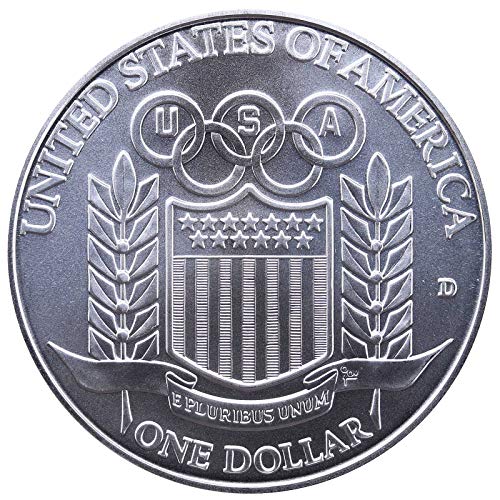 1992 D Olympic Baseball Commemorative Silver Dollar $1 Brilliant Uncirculated US Mint