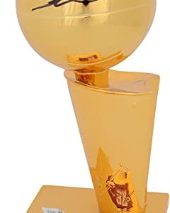 Dwyane Wade Miami Heat Autographed 3x NBA Finals Champions Replica Larry O'Brien Trophy with Sublimated Plate - NBA Autographed Miscellaneous Items