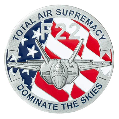 United States Air Force F-22 Raptor Stealth Tactical Fighter Aircraft Challenge Coin