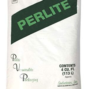 PVP Industries PVP105408 120 Quarts – 4 Cubic Foot of Organic Perlite Planting Soil Additive Gi, White