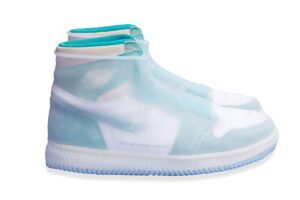 silicone shoe covers, waterproof overshoes reusable slip resistant rain shoe cases for men women