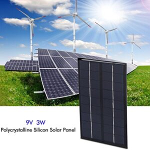 3W 9V Solar Panel Module Mini Portable DIY Polysilicon Battery Power Charger with High Efficiency