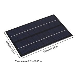 3W 9V Solar Panel Module Mini Portable DIY Polysilicon Battery Power Charger with High Efficiency