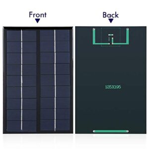 3W 9V Solar Panel Module Mini Portable DIY Polysilicon Battery Power Charger with High Efficiency