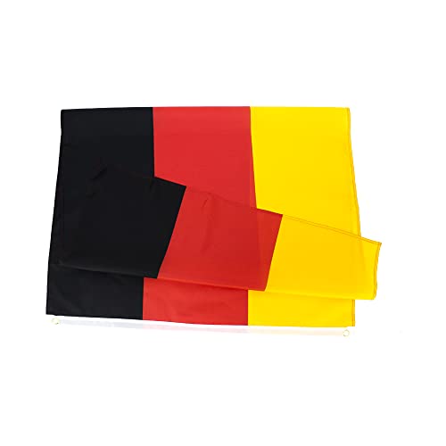 ANJOR Germany Flag 3x5 Foot German National Flags Polyester with Brass Grommets 3 X 5 Ft