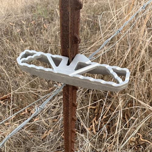 HME Secure Stable Durable Aluminum Portable T-Post Fence Step for Outdoor Activities with/Nylon Storage Pouch and Integrated Slot