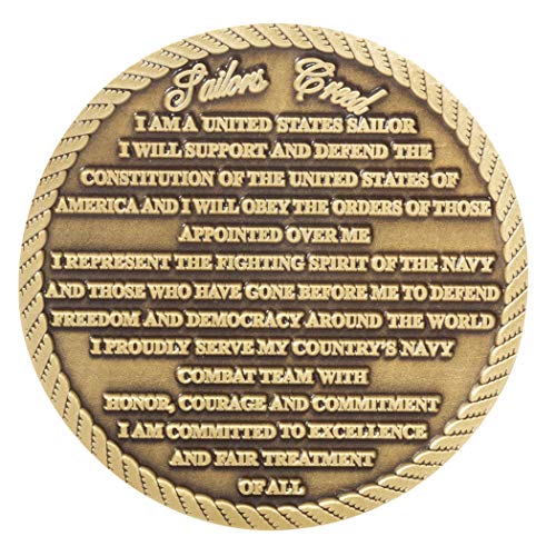 United States Navy Sailor's Creed Challenge Coin