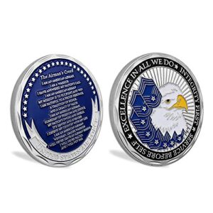 united states air force airman's creed military challenge coin