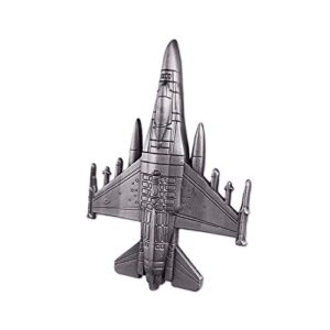 US Air Force F-16 Fighting Falcon Challenge Coin Military Aircraft Shaped Airman Gift