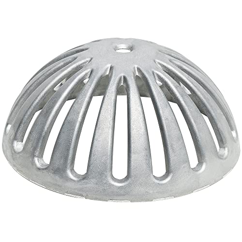 Leyso FS-DS Heavy Duty Aluminum Dome Sink Drain Strainer Floor Drain Cover for Kitchen, Restaurant, Bar, Buffet or Food Service. 5-1/4" Diameter x 2-1/4"H (1 pcs)