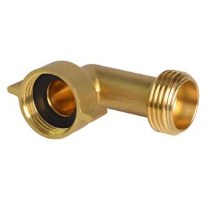 Hydro Master Garden Hose Elbow with Solid Brass 90 Degree 3/4" FHT x 3/4" MHT