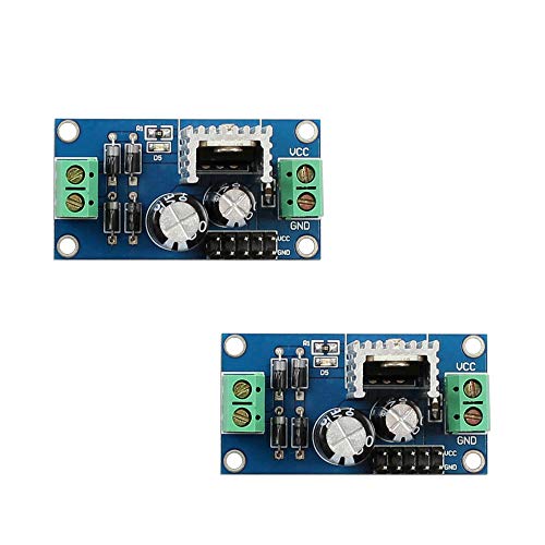 KOOBOOK 2Pcs L7812 LM7812 Three Terminal Regulator Module 12V Voltage Regulated Power Module