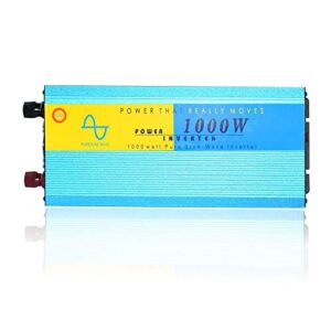 XINPUGUANG 300W 500W 1000W 2000w Solar Inverter Pure sine Wave DC 12V to AC 110V with Solar Panel kit (1000W)