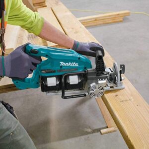 Makita XSR01PT-R 18V X2 (36V) LXT Brushless Lithium-Ion 7-1/4 in. Cordless Rear Handle Circular Saw Kit with 2 Batteries (Renewed)