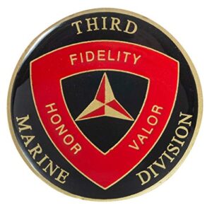 united states marine corps 3rd marine division challenge coin