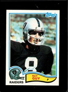 1982 topps #188 ray guy oakland raiders nfl football card nm-mt