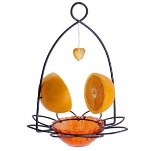 forup oriole bird feeder, orange fruit oriole feeder