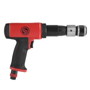 chicago pneumatic cp7165 - air long hammer, welding equipment tool, construction, 0.401 in (10.2mm), round shank, low vibration, stroke 3.5 in/89 mm, bore diameter 0.75 in/19 mm - 2500 blow per minute