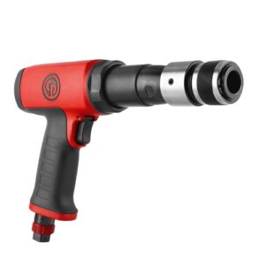 Chicago Pneumatic CP7165 - Air Long Hammer, Welding Equipment Tool, Construction, 0.401 In (10.2mm), Round Shank, Low Vibration, Stroke 3.5 in/89 mm, Bore Diameter 0.75 in/19 mm - 2500 Blow Per Minute