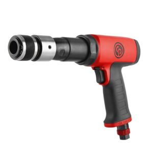 Chicago Pneumatic CP7165 - Air Long Hammer, Welding Equipment Tool, Construction, 0.401 In (10.2mm), Round Shank, Low Vibration, Stroke 3.5 in/89 mm, Bore Diameter 0.75 in/19 mm - 2500 Blow Per Minute
