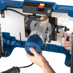 BOSCH RA1141 26 in. x 16-1/2 in. Laminated MDF Top Portable Jobsite Router Table with 2-1/2 in. Vacuum Hose Port