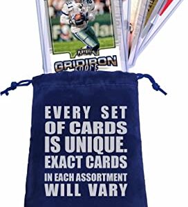 Deion Sanders Football Cards (5) Assorted Bundle - Dallas Cowboys Trading Card Gift Set