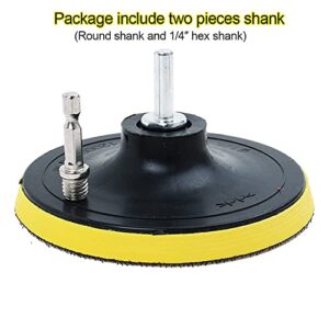 80 Pack 5 inch Sanding Discs Kit 8 Hole Sander for Drill Polishing Pad Hook and Loop Plate 60 80 120 180 240 400 600 800 Grit Sandpaper Abrasive Tool