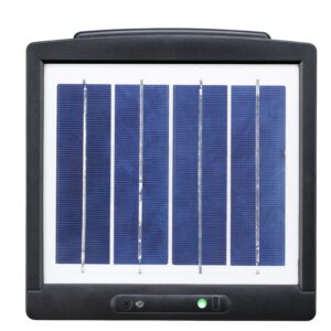 Solar AA & AAA Rechargeable Batteries Charger for 1.2V NiMH NiCD & 9V Battery with 2Watt Solar Panel Portable Backup for 1.2V Ni-MH Ni-CD Household Battery(No Battery Included)