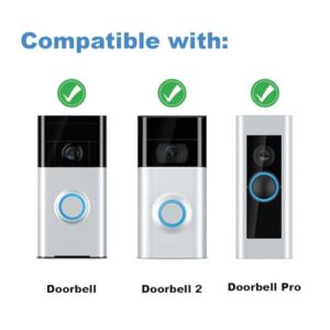 Doorbell Replacement Security Screws and Screwdriver Kit, Suitable for All Doorbells, Including Video Doorbell, Video Doorbell 2, Pro and Elite, Doorbell Screwdrivers, for Battery Replacement