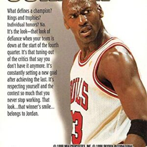 1997-98 Z-Force Basketball #190 Michael Jordan Chicago Bulls ZUP Official NBA Trading Card From Fleer Skybox